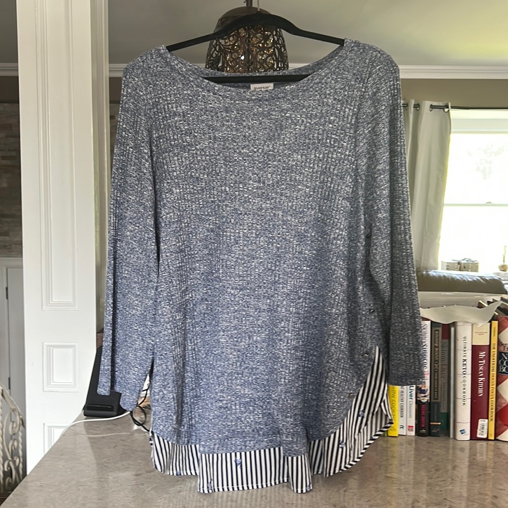 One piece layered top